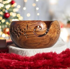 Wooden Yarn Bowl