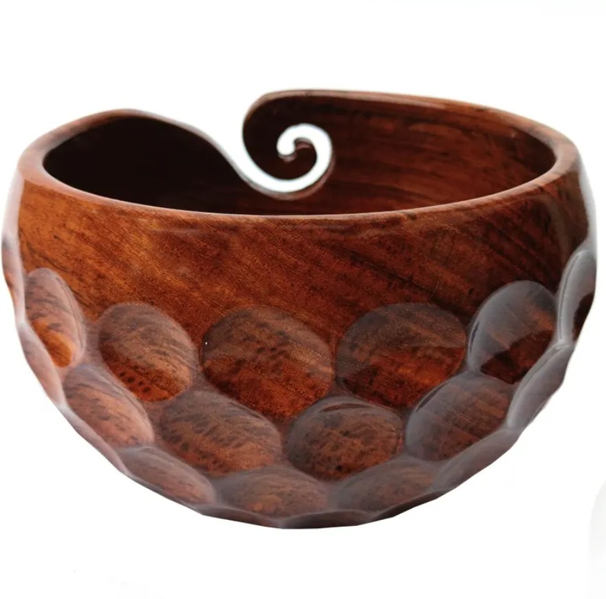 Wooden Yarn Bowl