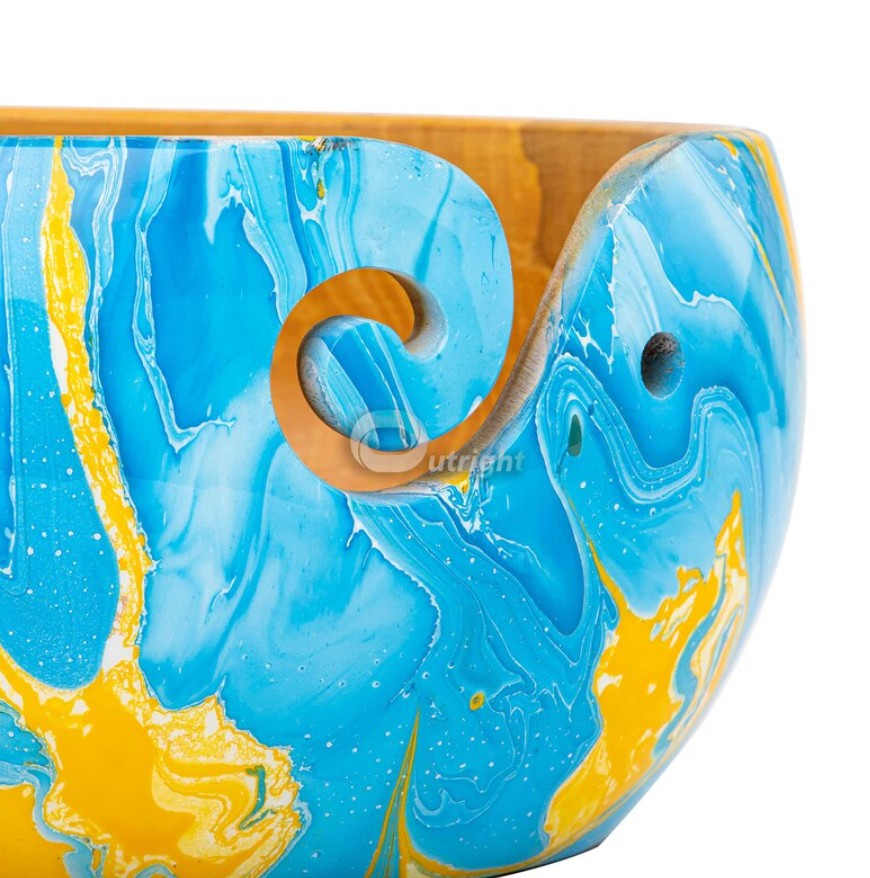 Wooden Yarn Bowl