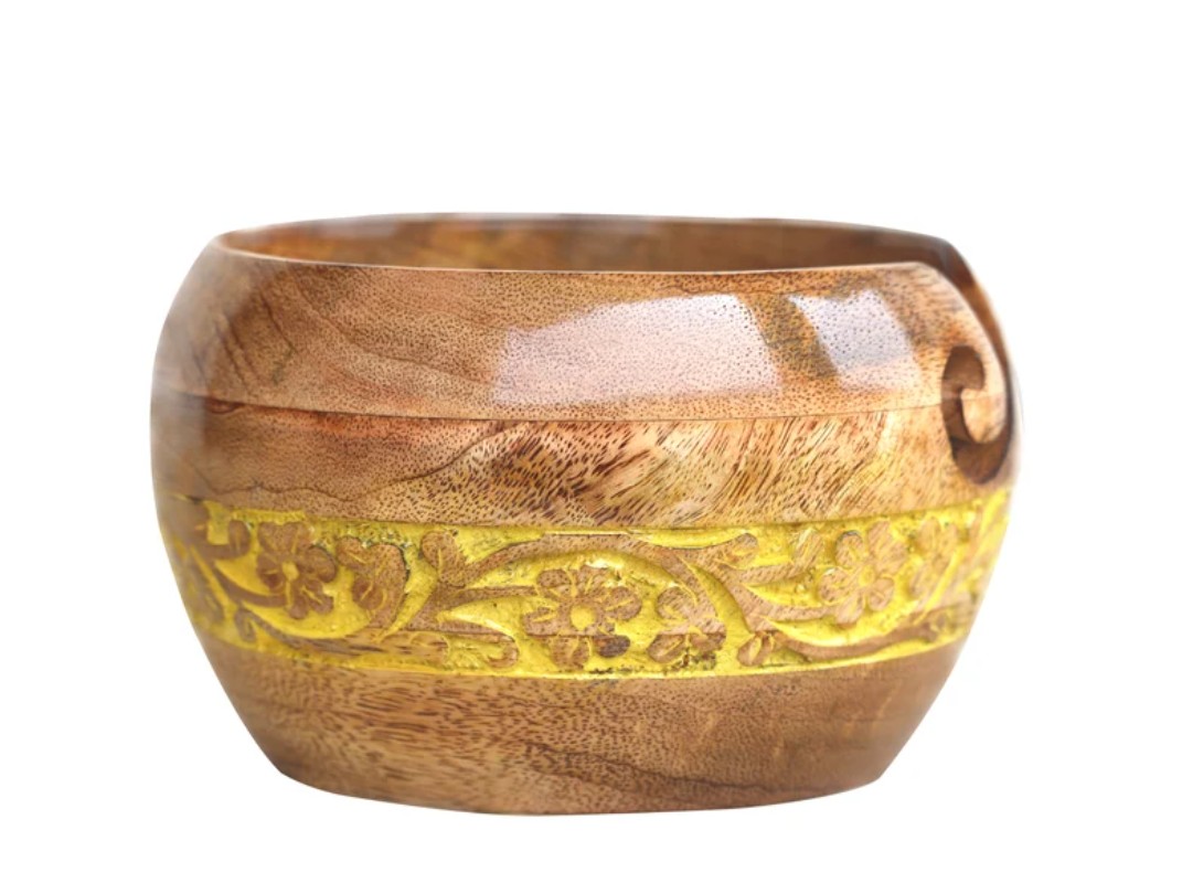 Wooden Yarn Bowl