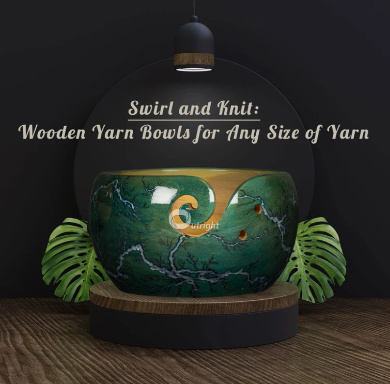 Wooden Yarn Bowl