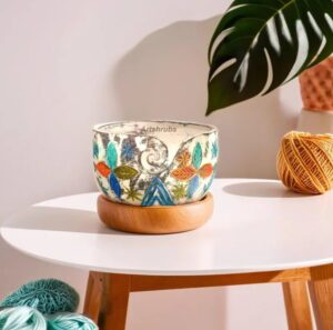 Wooden Yarn Bowl