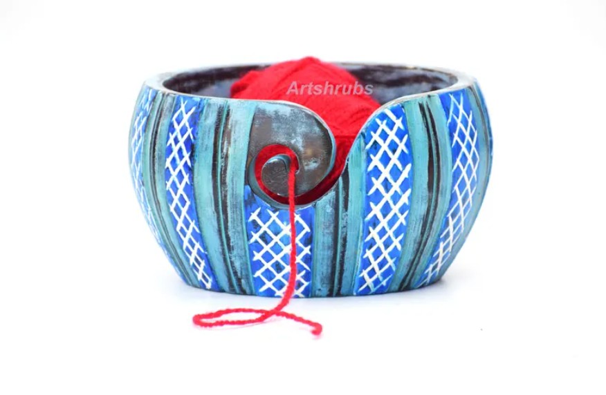 Wooden Yarn Bowl