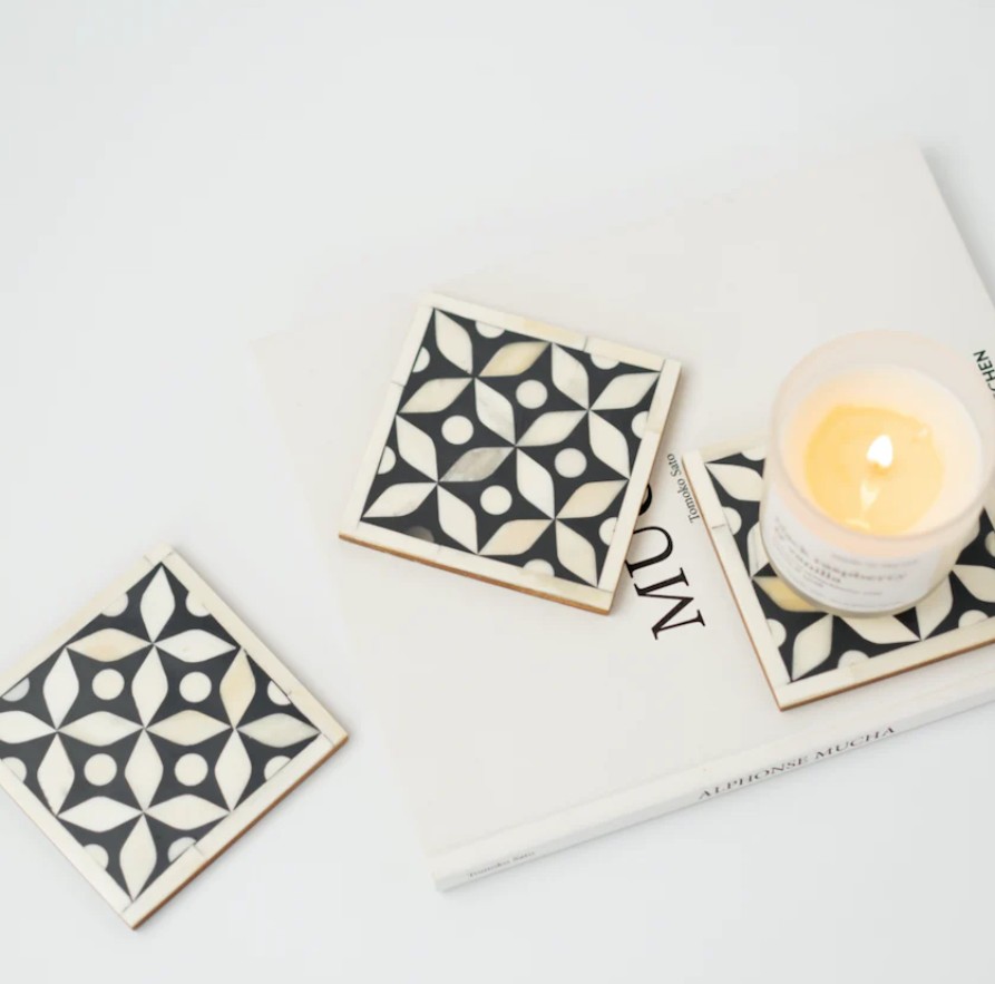Bone Inlay Coaster