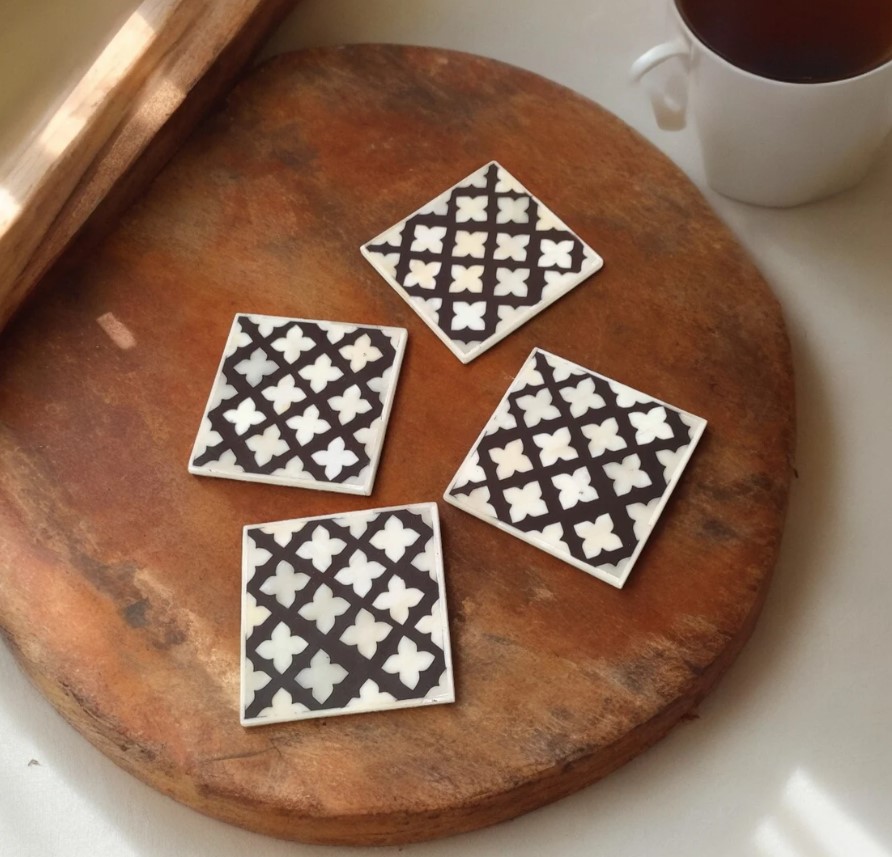 Bone Inlay Coaster